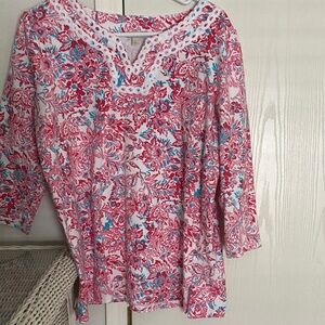 Beautiful Talbots size medium tunic, top and great condition